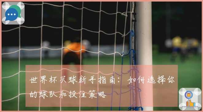 世界杯买球新手指南：如何选择你的球队和投注策略